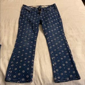 Pilcro Cropped High-Rise bootcut Jeans